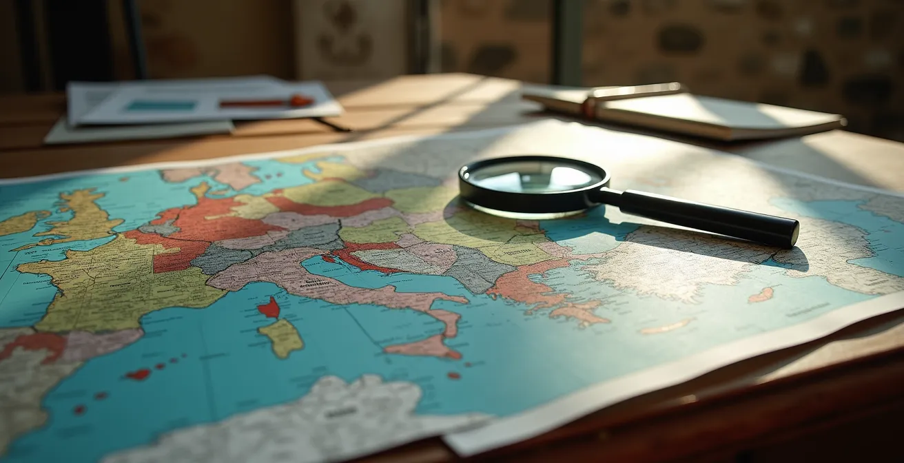 Cartes superposées des PLU et zones à risques en région PACA