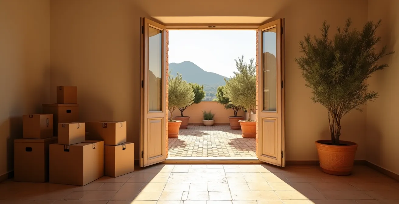 Transition entre deux logements lors d'un déménagement en région PACA