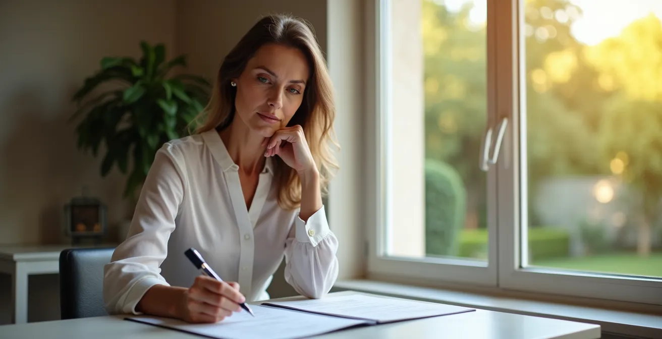 Propriétaire consultant des avis clients sur tablette dans bureau moderne